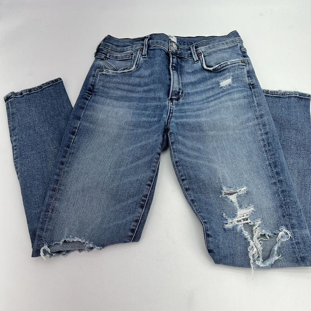 Agolde Distressed Skinny Jeans Size 27